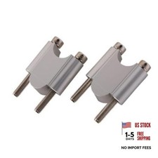 Motorcycle Handlebar Risers for 7/8 Inch Handlebars, 30mm Rise, Billet 6061