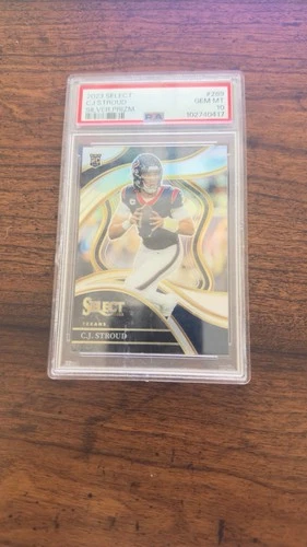 C.J. Stroud 2023 Panini Select Silver Prizm #289 - PSA Gem Mint 10