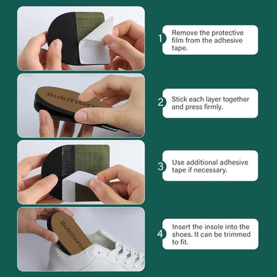 Adjustable Heel Lift Inserts for Shoes -  Orthopedic Shoe Lift for Uneven Leg...