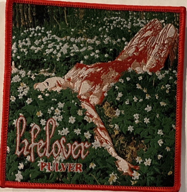 Lifelover - Pulver 4”x 4” Woven Patch [Depressive Black Metal