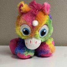 BMI Peekaboo Rainbow Unicorn Plush 12 In Stuffed Animal