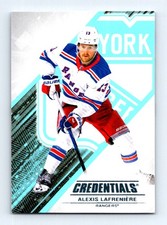 #58 2024-25 Upper Deck Credentials BASE / Alexis Lafreniere Rangers