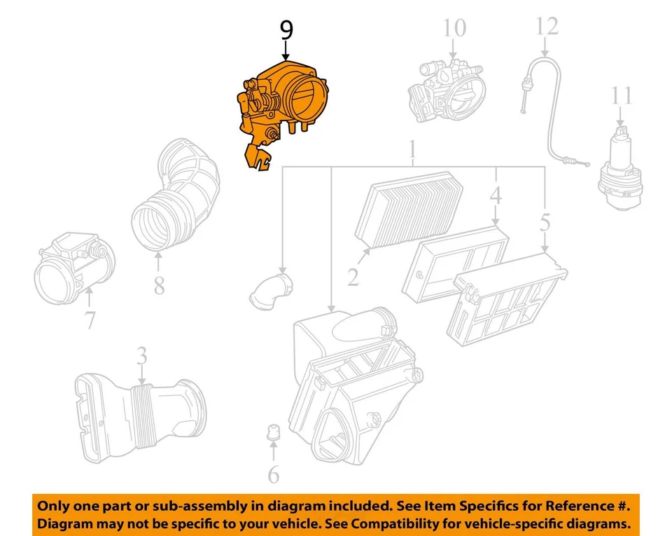 Throttle Body Primary Fits 95-99 BMW M3 1833019 - Imagem 3 de 4