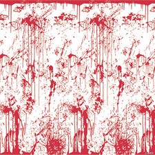 Beistle 00710 Bloody Wall Backdrop - Pack of 6