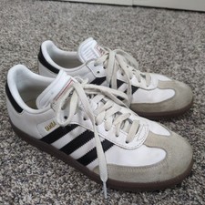 Adidas Shoes Samba Indoor White Black Gum IH6001 Men's 6.5 Women's 8
