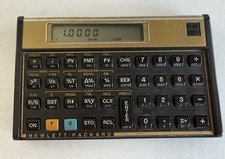 Vintage HP 12C Financial Calculator Hewlett Packard Made in Brazil Tested Works