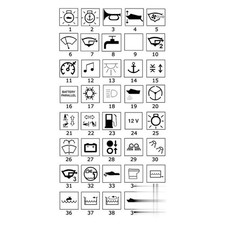 Targhetta faro Luce nautica di profondita per navigazione notturna - 1 PZ  - 14