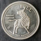Bull and Bear 1oz Silver Round