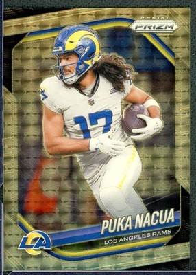 2025 Panini Prizm Puka Nacua Gold Vinyl /5 #205