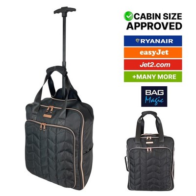 EasyJet 45x36x20cm Handgepäck Reisetasche auf Rollen, 32L Handgepäcktasche