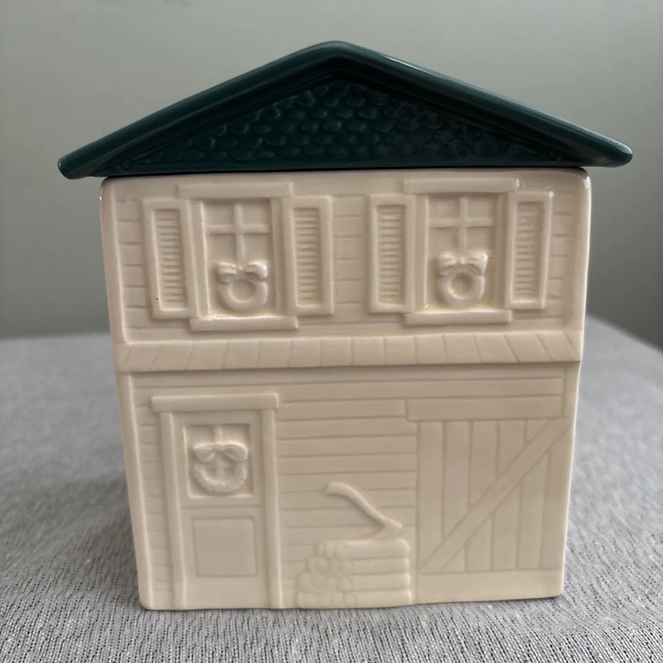 Tarro de galletas de cerámica Avon General Store McConnell's Corners 1982 Japón Foto 3 de 4