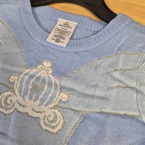 Vestido Princesa Cenicienta Disney Niña Azul Plata Talla S (6/6X) Foto 2 de 4