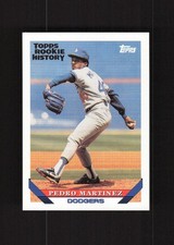 2018 Topps Archives Topps Rookie History #557 Pedro Martinez Los Angeles Dodgers