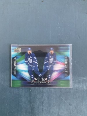 2023-24 Tim Hortons Collector s Auston Matthews Symmetry Standouts 3D-16 Leafs