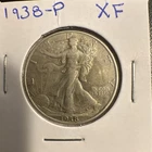 1938 P Silver Walking Liberty Half Dollar - Collectors Choice