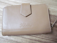 Longchamp Le Pliage Tan Zip Around Wallet