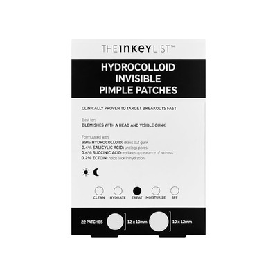 The INKEY List Enthält Unsichtbare Hydrokolloid-Pickelpflaster, Die Salicylsäure