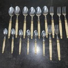 Vintage Inox France Bees  Bakelite Handles Spoons & Forks — photo 1