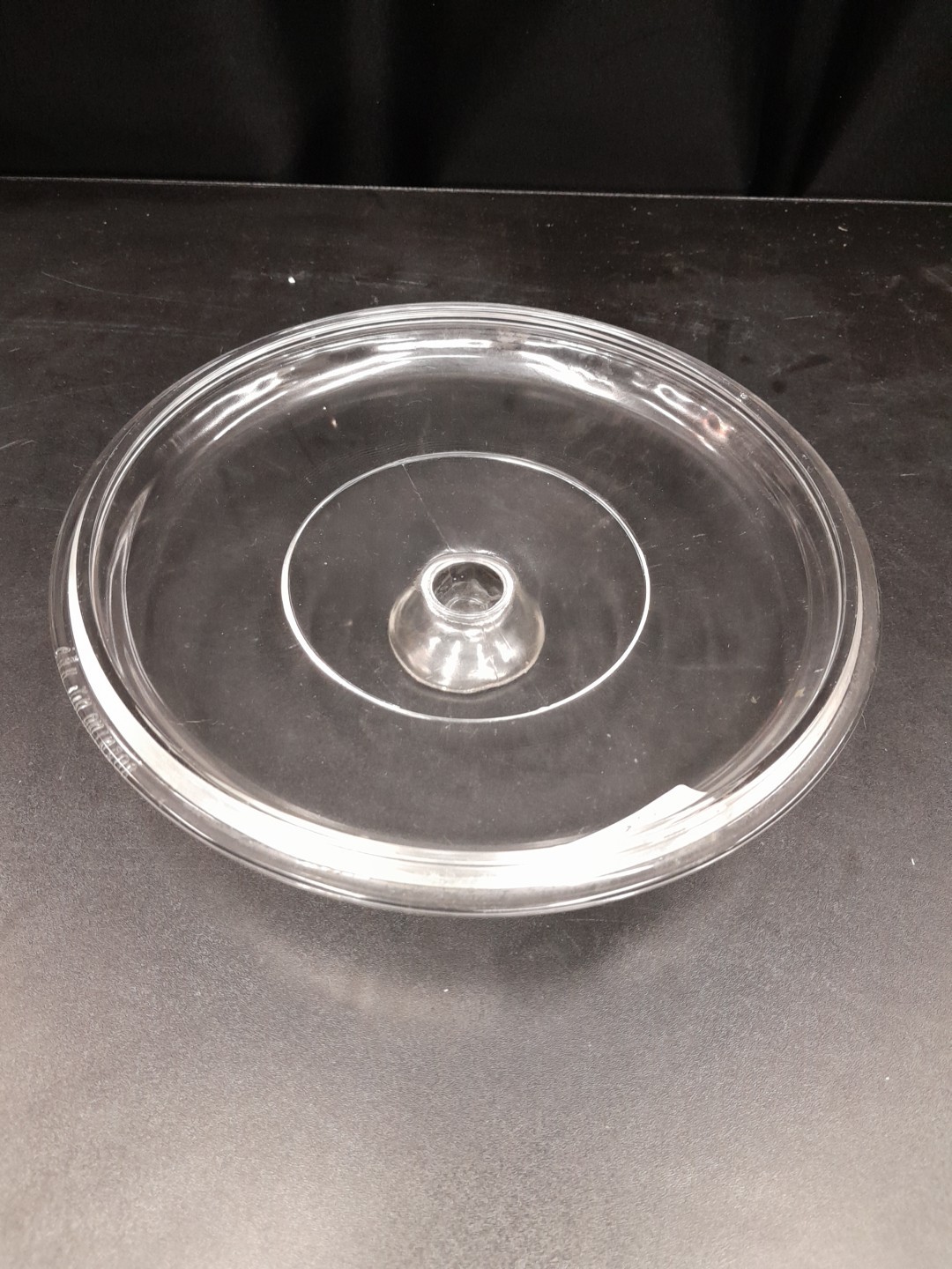 Vintage Corning NY USA Replacement Casserole Lid Clear Round 9 Inch