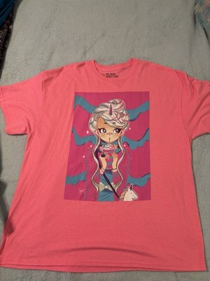 Black Matter Women Unicorn Girl Pink T Shirt 2xl
