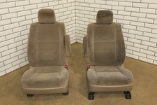 2005-2007 Toyota Sequoia Pair Cloth Front Seats Oem Taupe