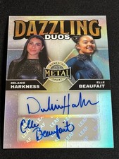 DELANIE HARKNESS ELLE BEAUFAIT 2025 LEAF METAL WOMEN OF SPORT 2/5 DUAL AUTO 🔥