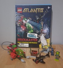 LEGO Atlantis Brickmaster Book Complete Set with Two Minifigures