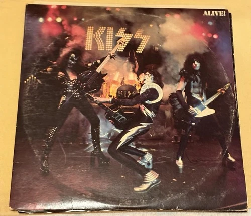 Vintage Kiss Alive! Double Vinyl LP Album With Extra Photo Insert Booklet