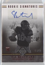 2017 Panini Majestic Rookie Signatures Red 3/10 CJ Beathard #149 Auto 0y2a