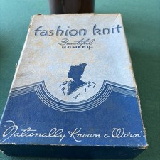 Vintage Hosiery 6 PAIR Size 9 1/2 Brazil COTTON/RAYON Heel Stockings New In Box