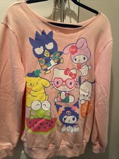 Hello Kitty And Friends Sweater Tropical Off The Shoulder