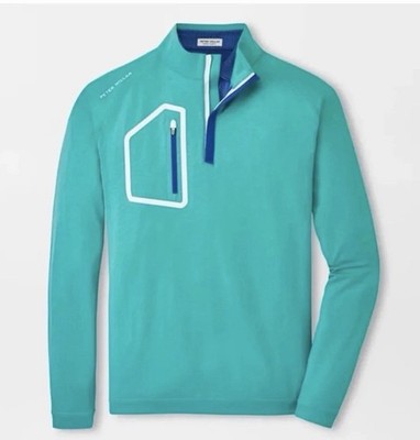 Peter Millar Golf Pullover Crown Sport Forge 1/4 Zip Mens Size: S Small  New