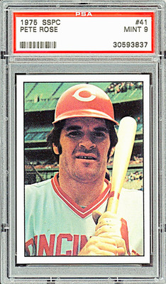1975 SSPC - Pete Rose #41 PSA 9