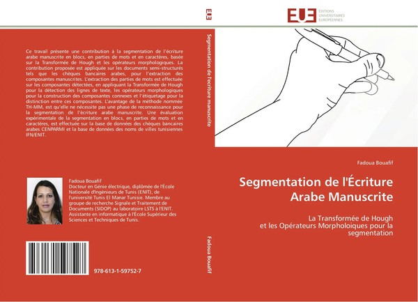 Fadoua Bouafif | Segmentation De L'ÉCriture Arabe Manuscrite | Taschenbuch-image