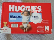 Huggies Little Snugglers Newborn Diapers 84 Count