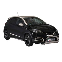 FrontbüGel FrontschutzbüGel FüR Renault Captur 2013-2017 ø63Mm Stahl Silber