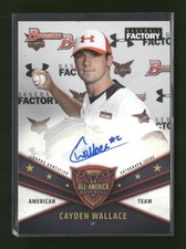2019 Bowman Under Armour All-America Game #UAA-18 Cayden Wallace Auto