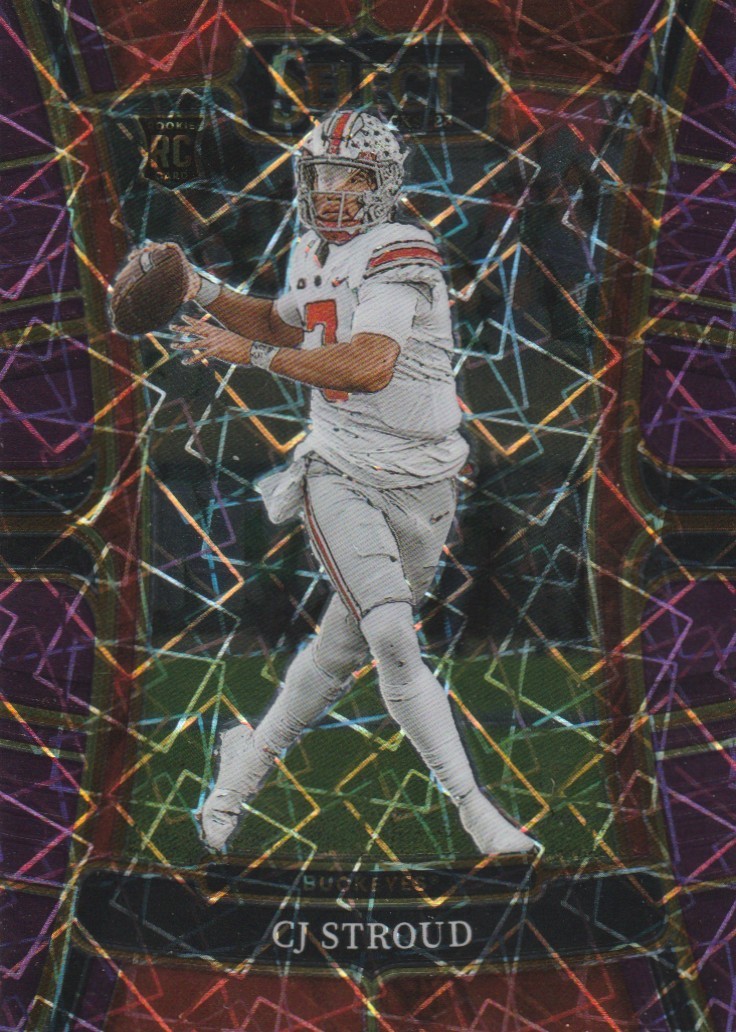 2023 Select Draft Prizms Purple Lazer #2 CJ Stroud Card 009219