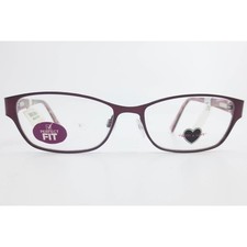 Truth & Love 08 80 Purple Rectangular Eyeglasses Frames 52-15-135 New