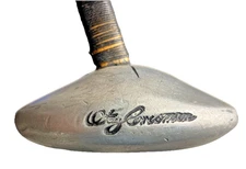 Otey Crisman Cro K H Center Shaft Mallet Putter Hickory Shaft RH 35.5 Super Rare
