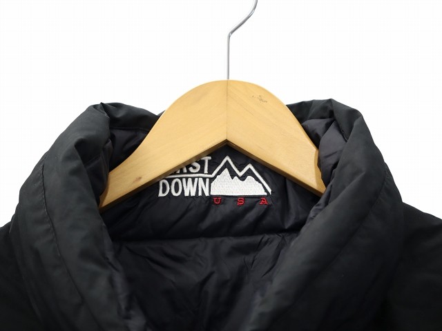 First Down Bubble Down Jacket M Blue/Black Outdoo… - image 3