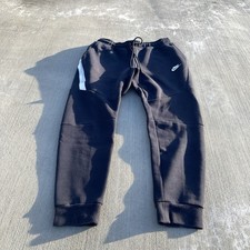 Nike Tech Fleece Joggers Mens Medium Navy Blue Heathered Slim Fit Sweatpants