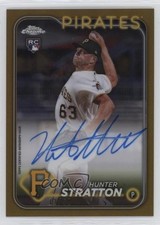2024 Topps Chrome Rookie Gold Refractor 12/50 Hunter Stratton #RA-HS Auto 10t9