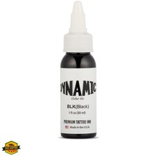 - Black Tattoo Ink, Long Lasting Vivid Color, Sterilized, , Since 1990 1 oz B...