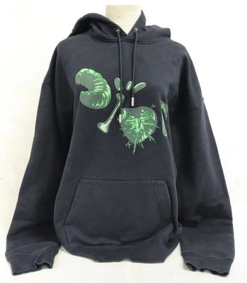 Dior , o1rshd11223 M.C&S Top Waist Hoodie in Fantaisie Fond Noir , BNWT XL