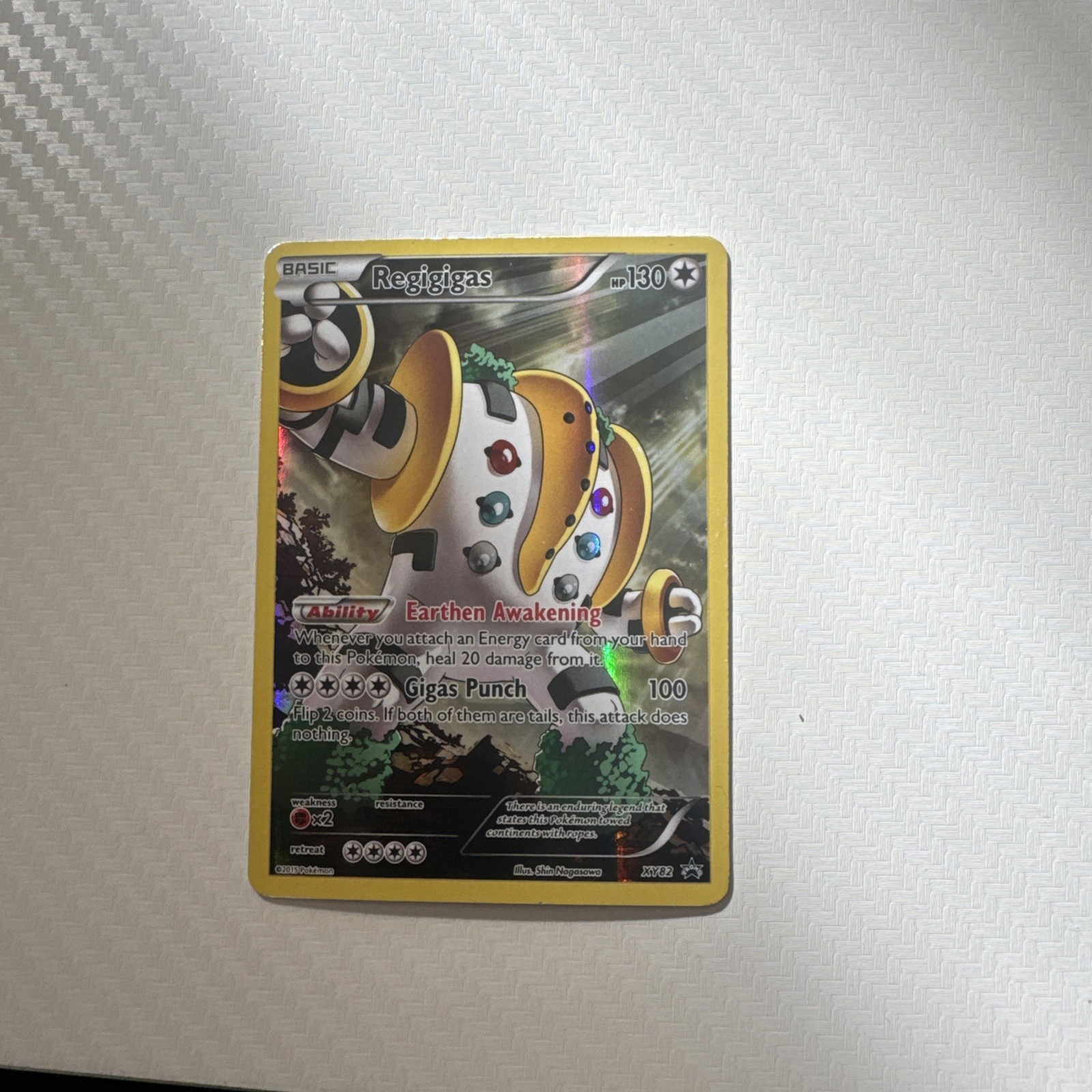 Pokemon Regigigas (Full Art Promo) XY82 XY Promos Holo Promo 