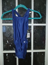 Speedo Women's Pro LT Super  Swimsuit Nautical Navy Size 28 Team Competition