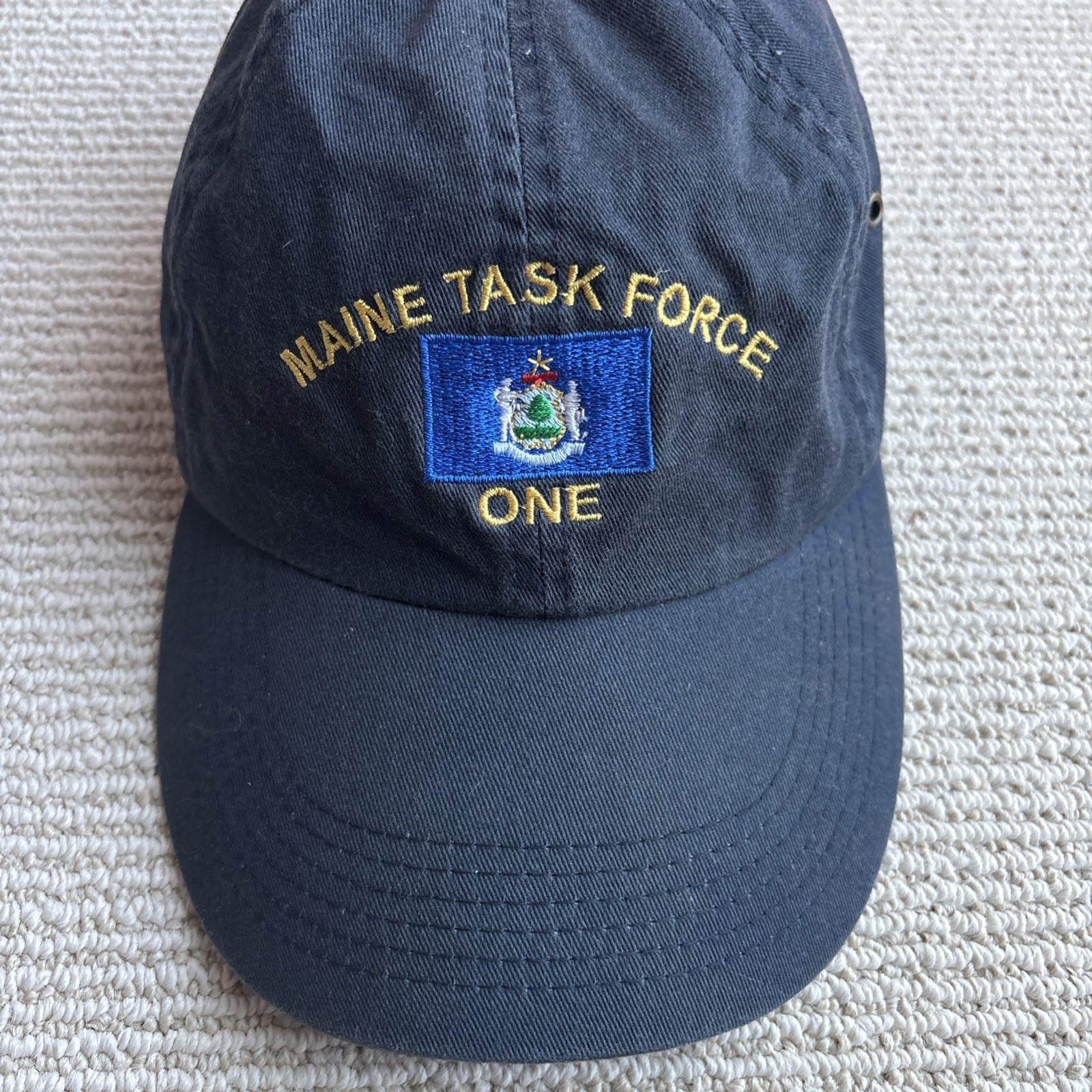 Maine Task Force One Cotton Strapback Baseball Ha… - image 2