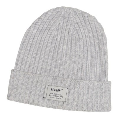 Reason, Beanie-Mütze, Größe: ONE SIZE, Acryl/Polyamid/Polyester/Wolle, Grau #8Wc