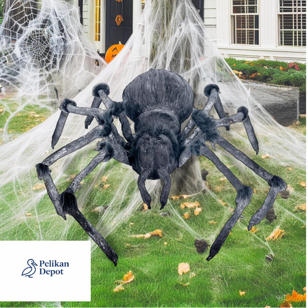 Spinnendekoration Halloween 114Cm Biegbar Gruselig AußEn Innen-image